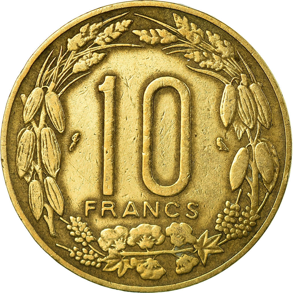 Coin, EQUATORIAL AFRICAN STATES, 10 Francs, 1962, Paris, EF(40-45)