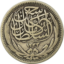 Coin, Egypt, Hussein Kamil, 5 Piastres, 1917/AH1335, VF(30-35), Silver, KM:318.1