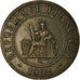 Coin, FRENCH INDO-CHINA, Cent, 1892, Paris, VF(30-35), Bronze, KM:1