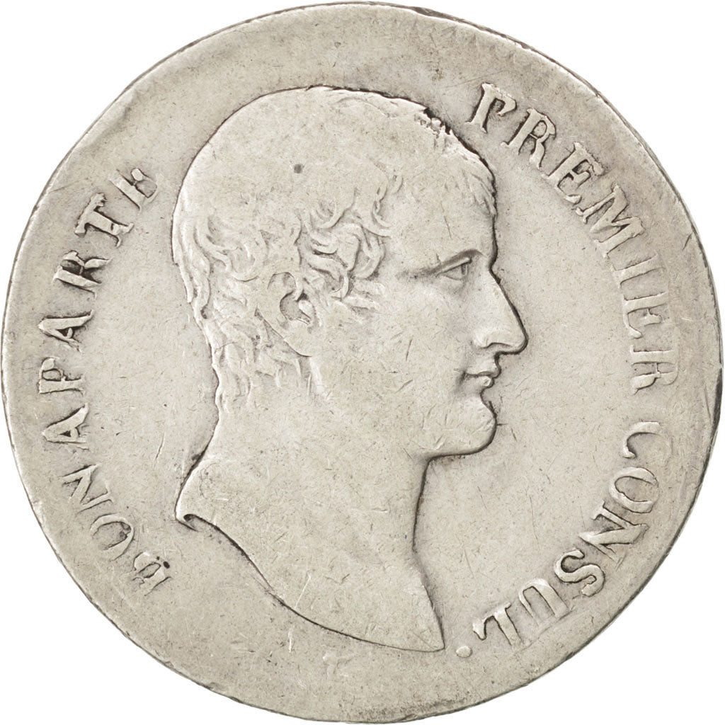 Consulat, 5 Francs Bonaparte Premier Consul, An 12 Q, KM 659.12