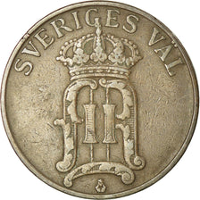 Münze, Schweden, Oscar II, 5 Öre, 1907, SS, Bronze, KM:770