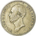 Coin, Netherlands, William II, 25 Cents, 1849, Utrecht, EF(40-45), Silver, KM:76