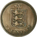 Coin, Guernsey, 2 Doubles, 1868, Heaton, VF(30-35), Bronze, KM:9