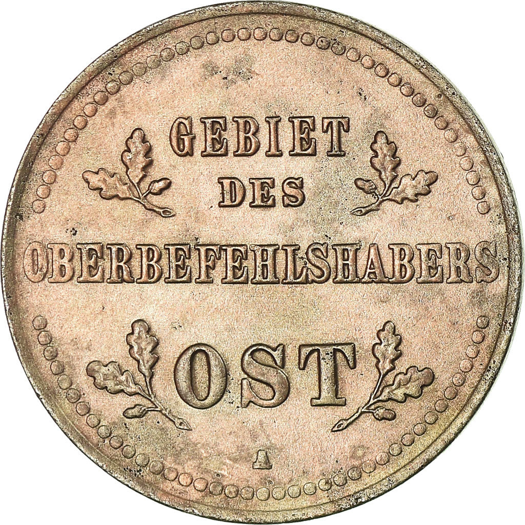 Coin, GERMANY - EMPIRE, Wilhelm II, Kopek, 1916, Berlin, EF(40-45), Iron, KM:21