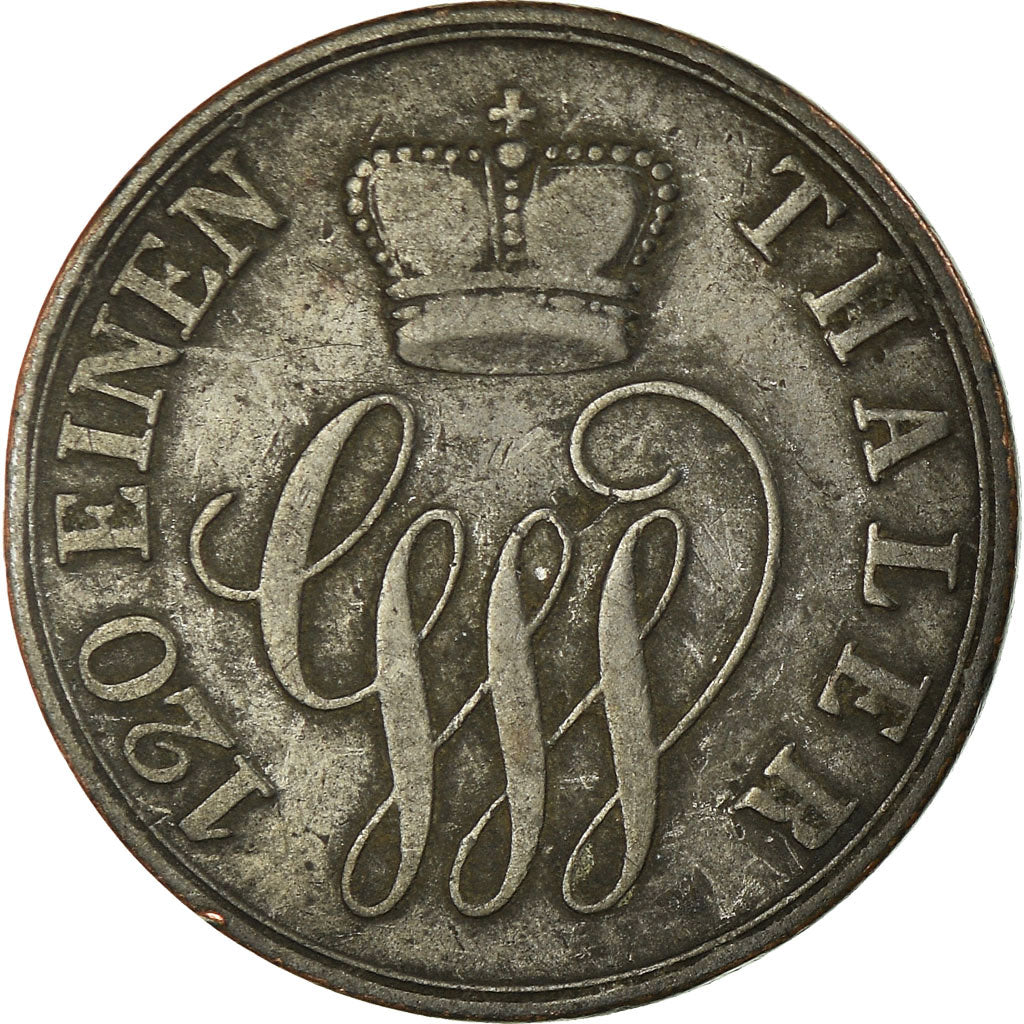 Coin, German States, SCHAUMBURG-LIPPE, Georg Wilhelm, 3 Pfennig, 1858