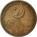 Coin, Pakistan, Paisa, 1962, EF(40-45), Bronze, KM:17