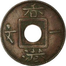 Coin, Hong Kong, Victoria, Mil, 1863, EF(40-45), Bronze, KM:1