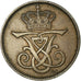 Moneda, Dinamarca, Frederik VIII, Ore, 1909, Copenhagen, MBC, Bronce, KM:804