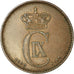 Münze, Dänemark, Christian IX, 2 Öre, 1899, Copenhagen, SS, Bronze, KM:793.2