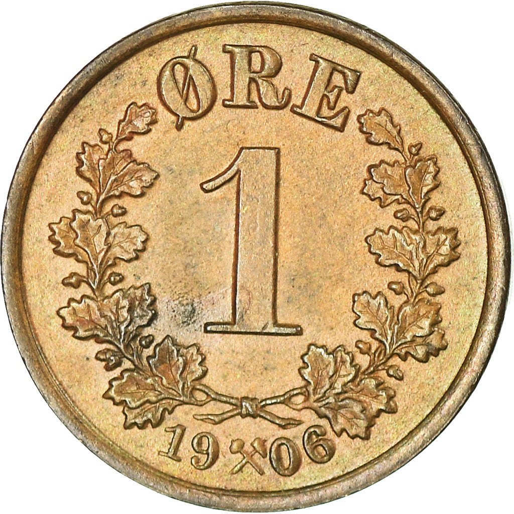 Coin, Norway, Haakon VII, Ore, 1906, EF(40-45), Bronze, KM:361