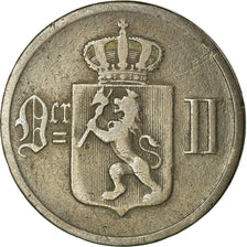 Moeda, Noruega, 2 Öre, 1876, VF(30-35), Bronze, KM:353