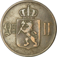Coin, Norway, 5 Öre, 1876, EF(40-45), Bronze, KM:349