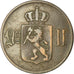 Coin, Norway, 5 Öre, 1876, EF(40-45), Bronze, KM:349