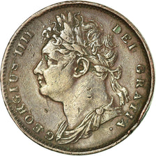 Coin, Great Britain, George IV, Farthing, 1821, EF(40-45), Copper, KM:677