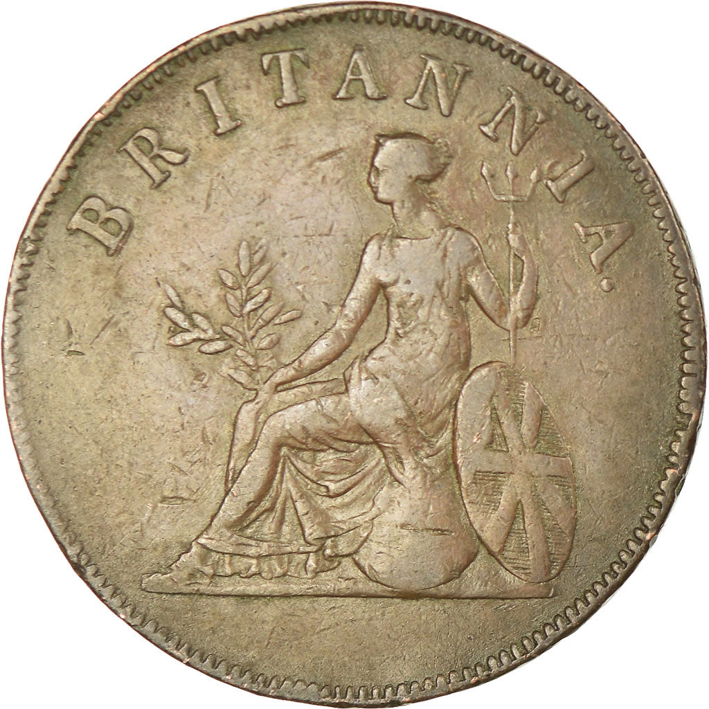 Coin, IONIAN ISLANDS, Obol, 1819, VF(30-35), Copper, KM:32