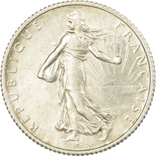 Monnaie, France, Semeuse, Franc, 1918, Paris, SUP, Argent, Gadoury:467, KM:844.1