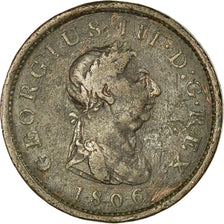 Coin, Great Britain, George III, Penny, 1806, VF(30-35), Copper, KM:663