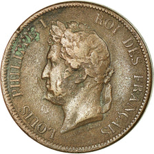 Moneda, COLONIAS FRANCESAS, Louis - Philippe, 10 Centimes, 1841, Paris, MBC