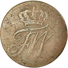 Monnaie, Etats allemands, SILESIA, Friedrich Wilhelm II, 1/2 Kreuzer, 1796, TB