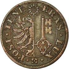 Coin, SWISS CANTONS, GENEVA, Centime, 1840, Bern, EF(40-45), Copper, KM:130