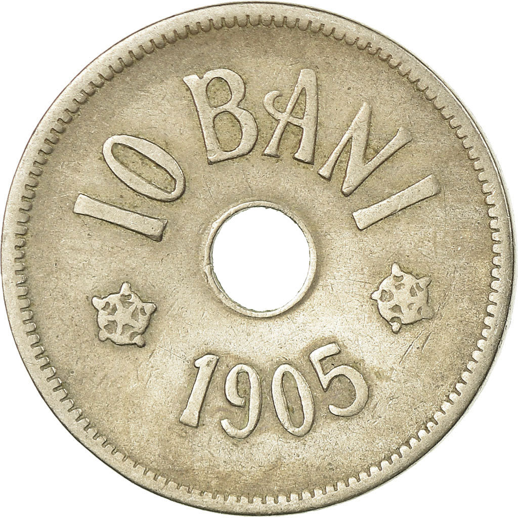 Monnaie, Roumanie, Carol I, 10 Bani, 1905, TB+, Copper-nickel, KM:32