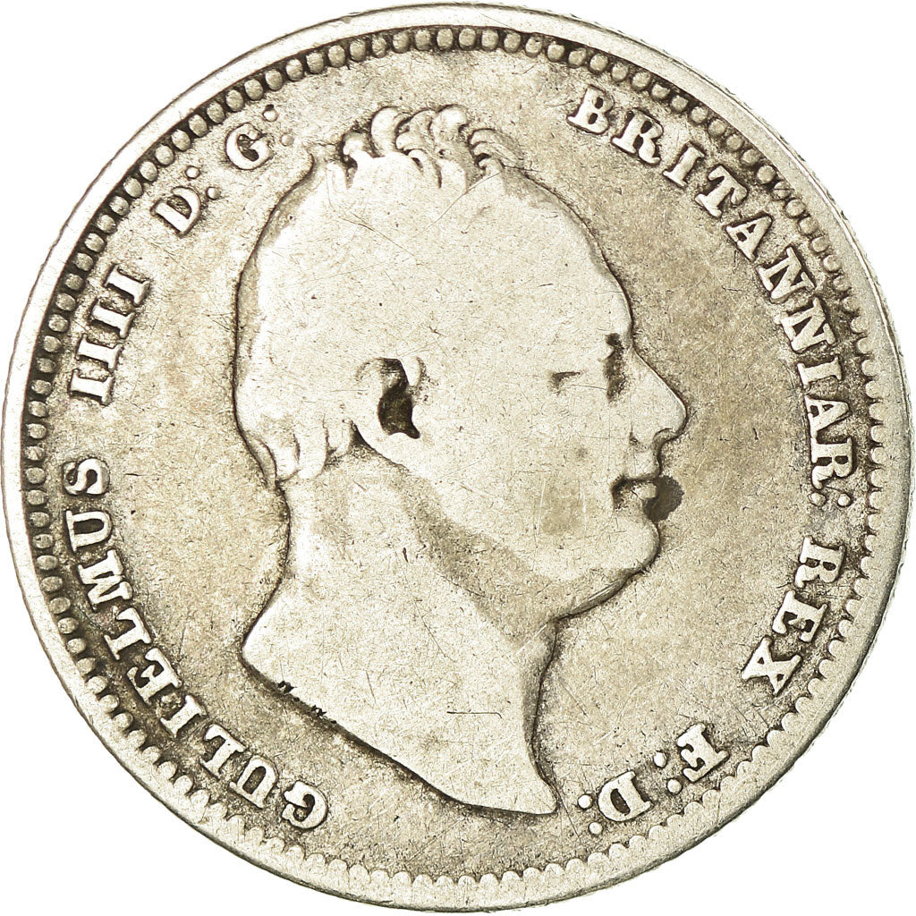 Coin, Great Britain, William IV, Shilling, 1836, VF(30-35), Silver, KM:713