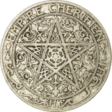 Coin, Morocco, Yusuf, Franc, undated (1921), bi-Bariz, Paris, VF(30-35), Nickel