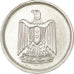 Coin, Egypt, 10 Milliemes, 1967/AH1386, AU(55-58), Aluminum, KM:411