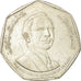 Coin, Jordan, Hussein, 1/2 Dinar, 1980/AH1400, EF(40-45), Copper-nickel, KM:42