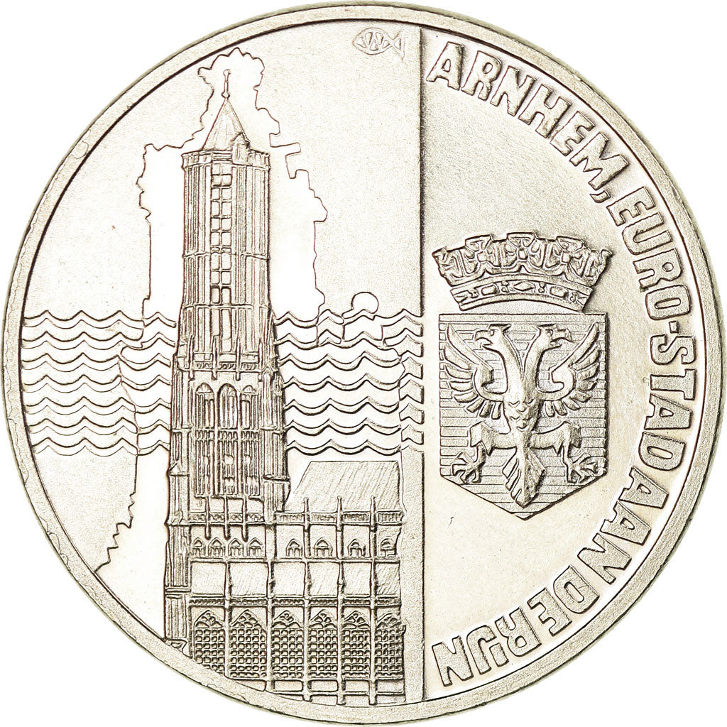 Munten, Nederland, Beatrix, 2-1/2 ECU, 1991, Utrecht, PR, Copper-nickel, KM:39