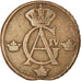 Coin, Sweden, Gustaf IV Adolf, 1/2 Skilling, 1807, VF(20-25), Copper, KM:565