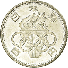 Coin, Japan, Hirohito, 100 Yen, 1964, EF(40-45), Silver, KM:79