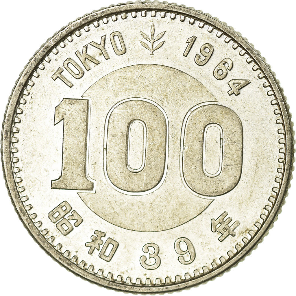 Coin, Japan, Hirohito, 100 Yen, 1964, EF(40-45), Silver, KM:79