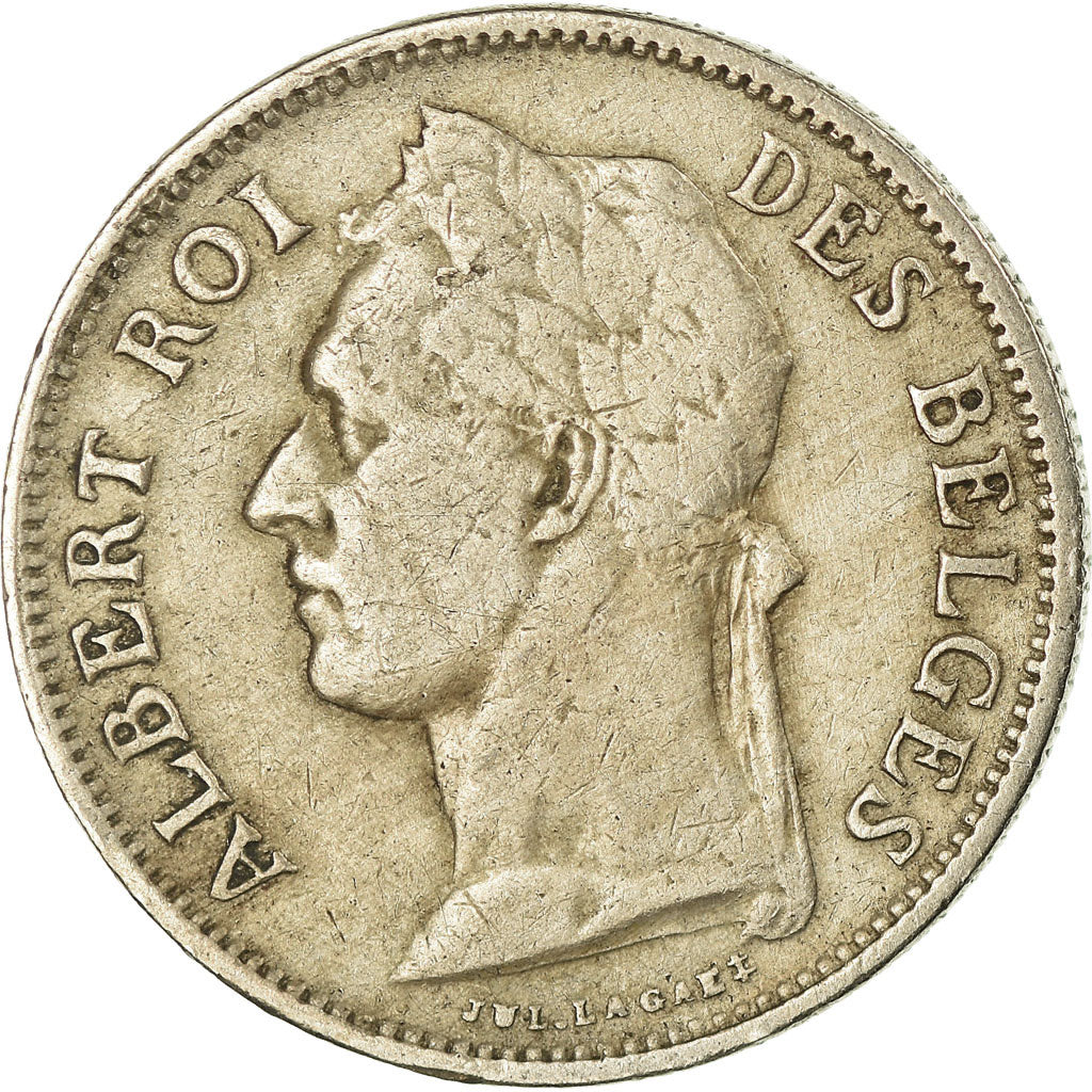 Monnaie, Congo belge, 50 Centimes, 1929, TTB, Copper-nickel, KM:22