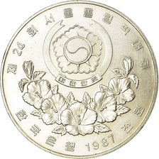 Moneta, KOREA-POŁUDNIOWA, 1000 Won, 1988, EF(40-45), Miedź-Nikiel, KM:49