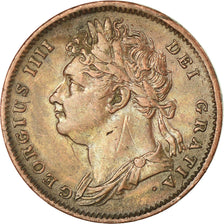 Monnaie, Grande-Bretagne, George IV, Farthing, 1825, TTB, Cuivre, KM:677