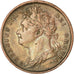 Monnaie, Grande-Bretagne, George IV, Farthing, 1825, TTB, Cuivre, KM:677