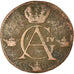 Monnaie, Suède, Gustaf IV Adolf, 1/4 Skilling, 1808, TB, Cuivre, KM:564