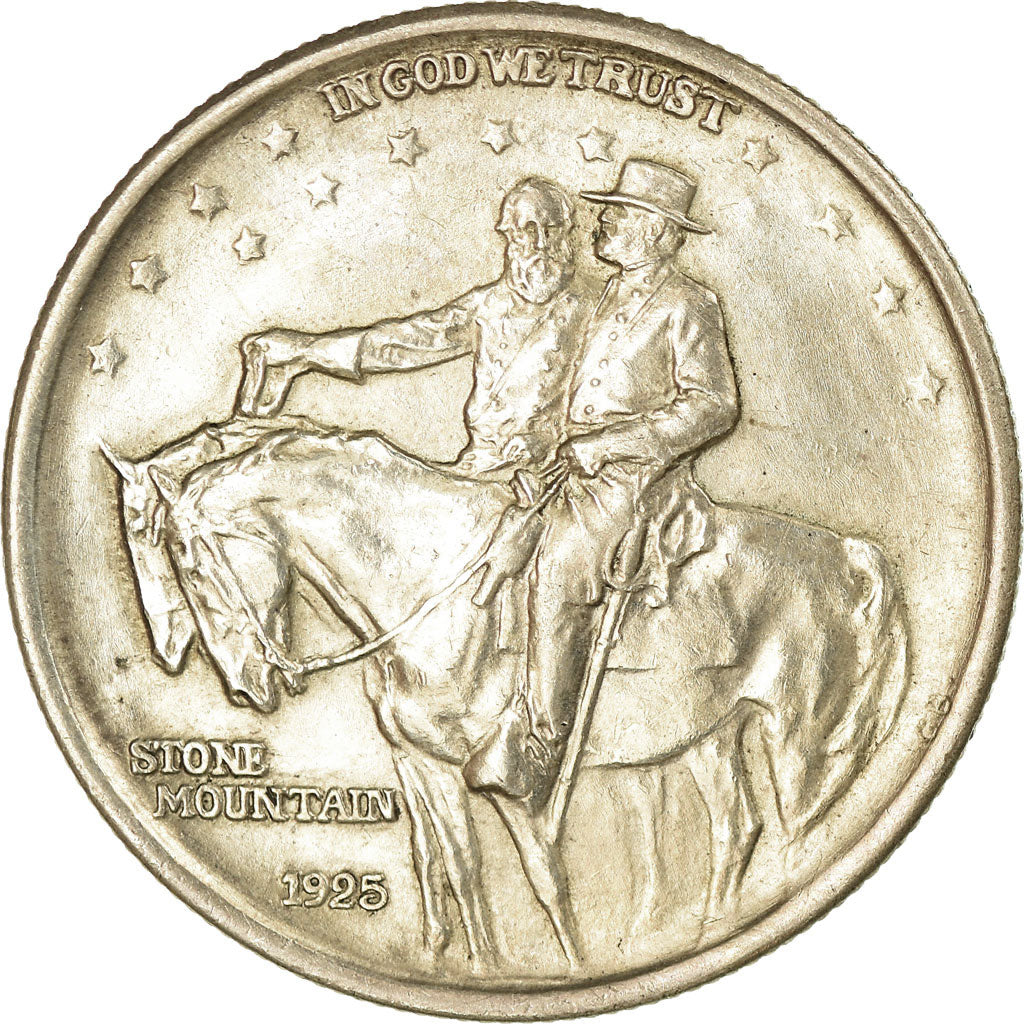 Coin, United States, Half Dollar, 1925, U.S. Mint, Philadelphia, Stone mountain