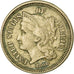 Moeda, Estados Unidos da América, Nickel 3 Cents, 1866, U.S. Mint