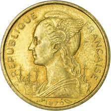 Coin, FRENCH AFARS & ISSAS, 10 Francs, 1970, Paris, EF(40-45), Aluminum-Bronze