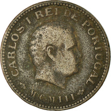Moneda, INDIA PORTUGUESA, 1/4 Tanga, 15 Reis, 1903, BC+, Bronce, KM:15