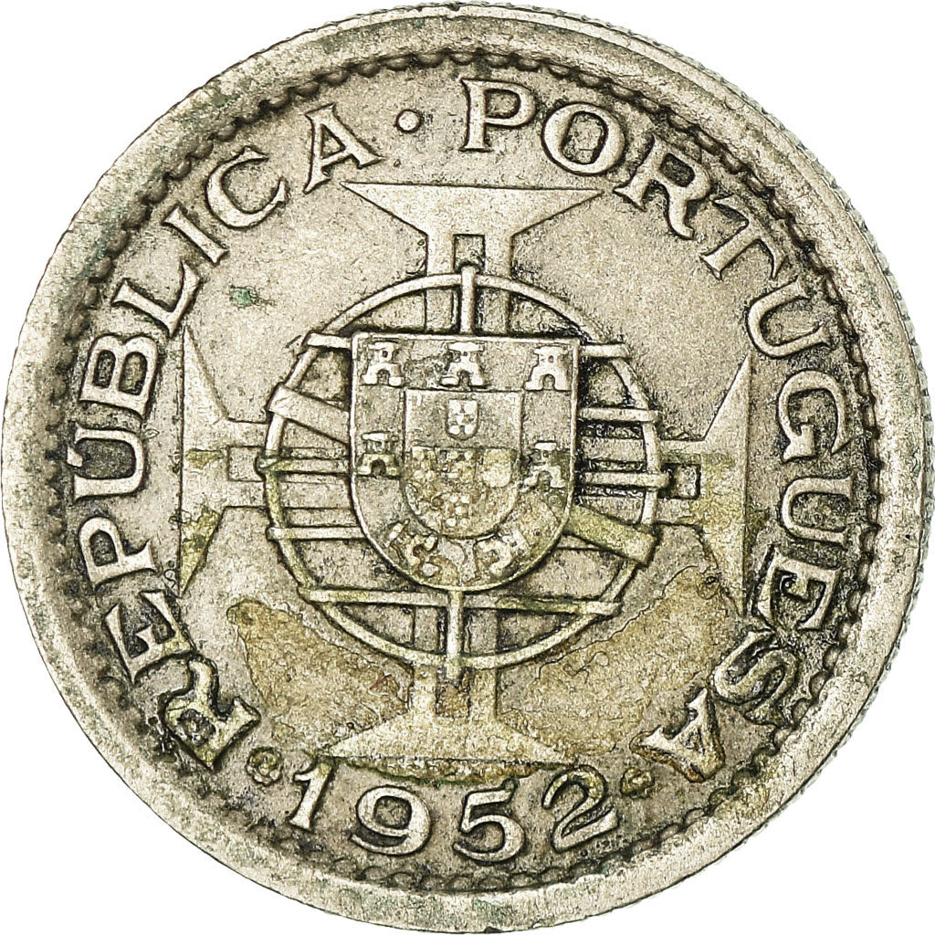 Monnaie, Guinea-Bissau, 2-1/2 Escudos, 1952, TB+, Copper-nickel, KM:9
