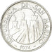 Monnaie, San Marino, 2 Lire, 1974, Rome, FDC, Aluminium, KM:31