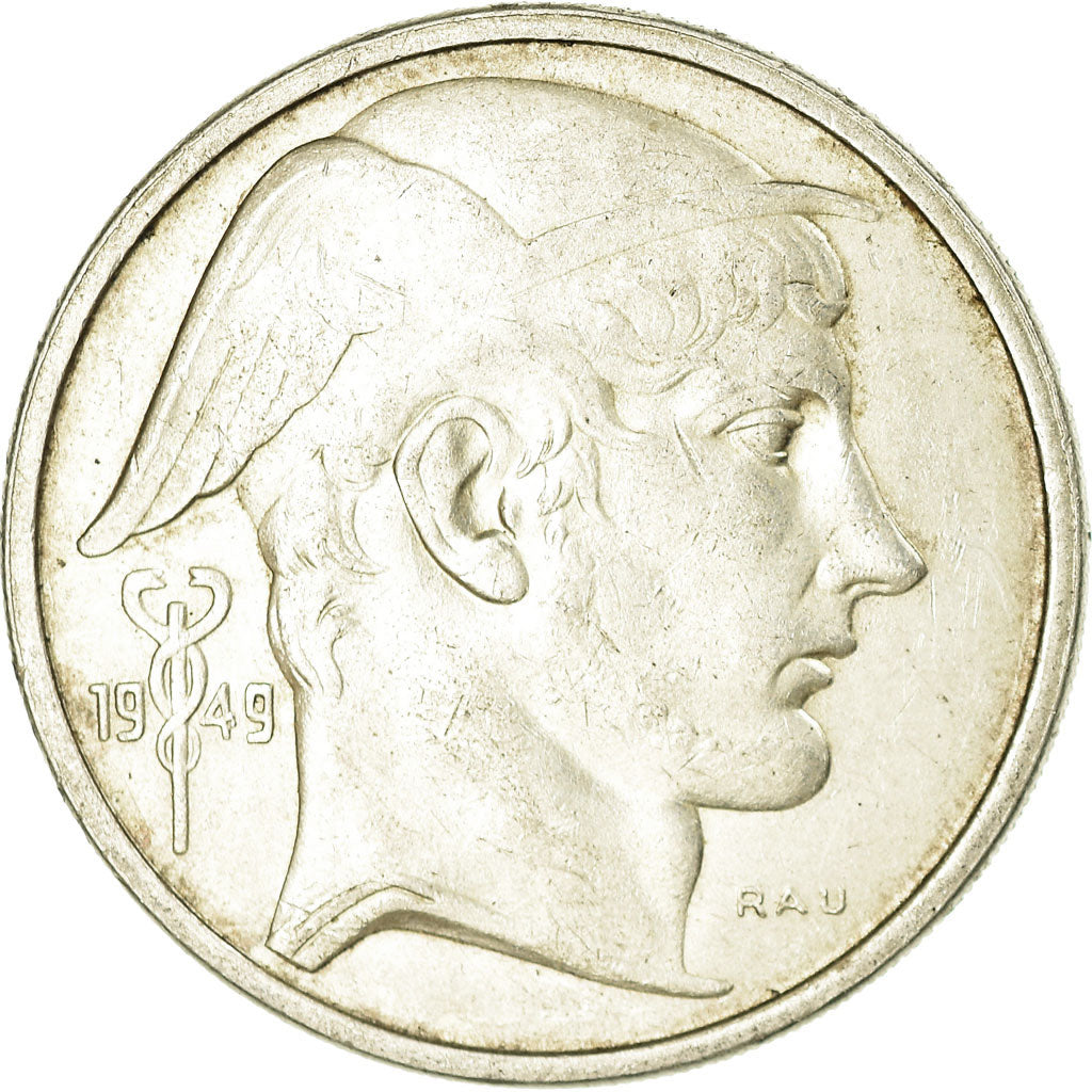 Monnaie, Belgique, 50 Francs, 50 Frank, 1949, TTB, Argent, KM:136.1