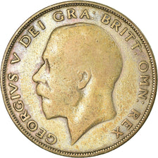 Coin, Great Britain, George V, 1/2 Crown, 1924, VF(20-25), Silver, KM:818.2