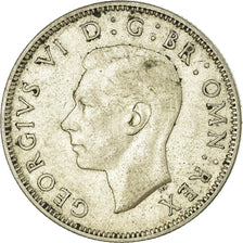 Coin, Great Britain, George VI, Florin, Two Shillings, 1942, VF(30-35), Silver