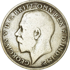 Moeda, Grã-Bretanha, George V, Florin, Two Shillings, 1921, VF(30-35), Prata