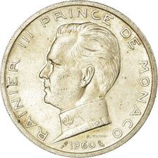 Coin, Monaco, Rainier III, 5 Francs, 1960, EF(40-45), Silver, KM:141, Gadoury:MC