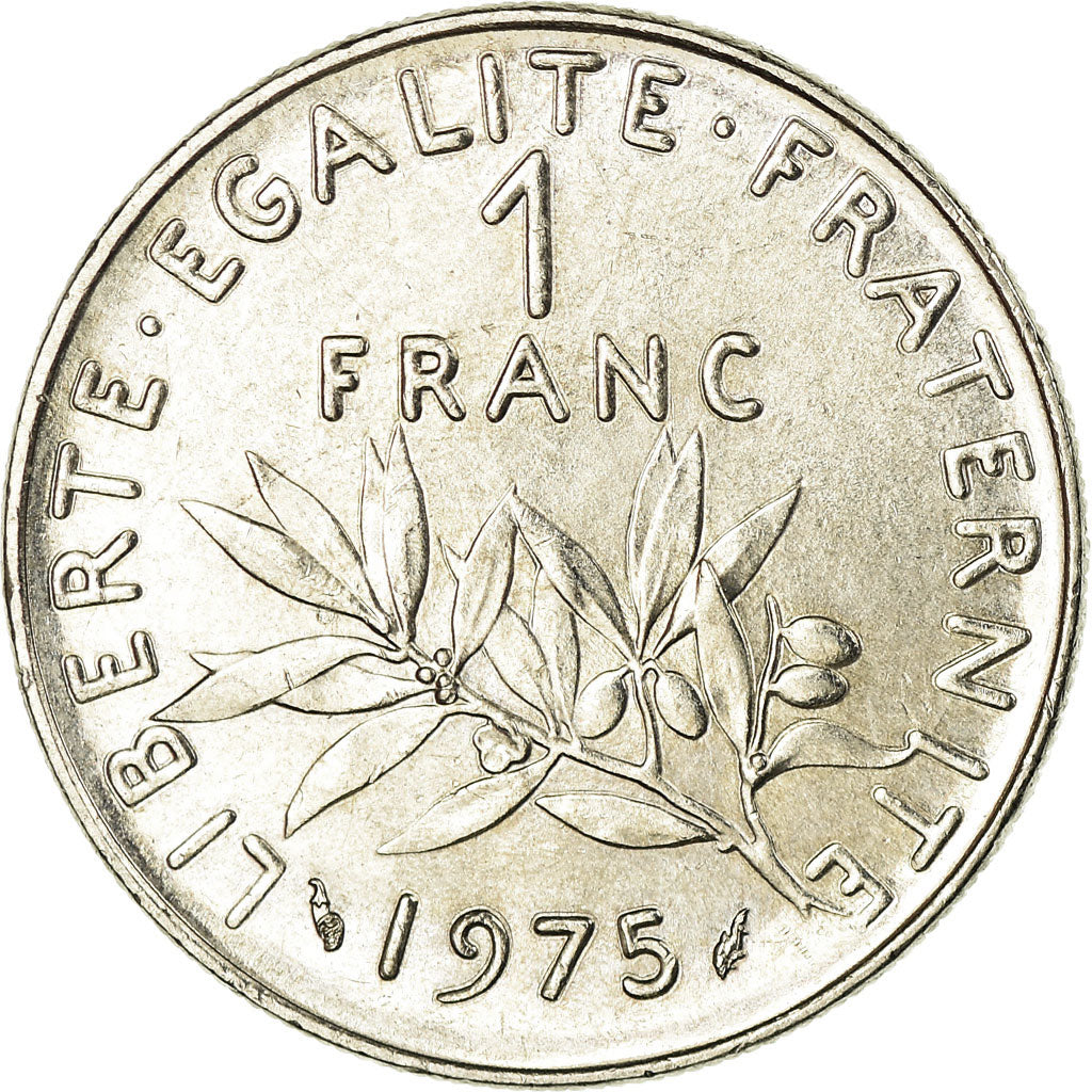 Monnaie, France, Semeuse, Franc, 1975, Paris, SPL, Nickel, Gadoury:474, KM:925.1